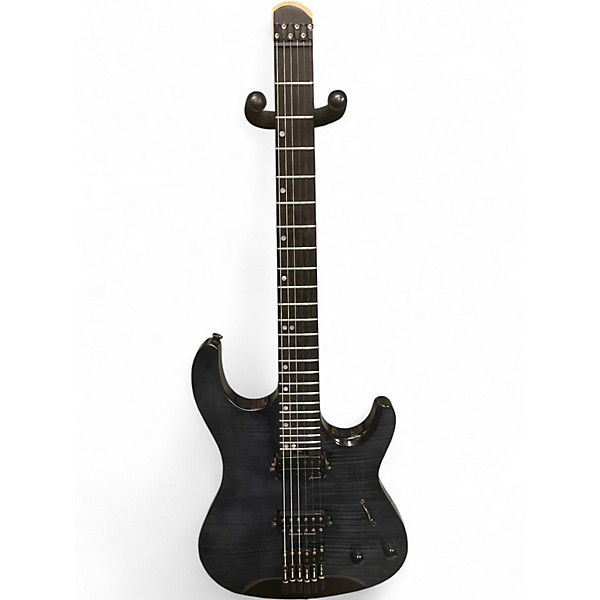 Used Harley Benton Dullahan-AT 24 Transparent Black Solid