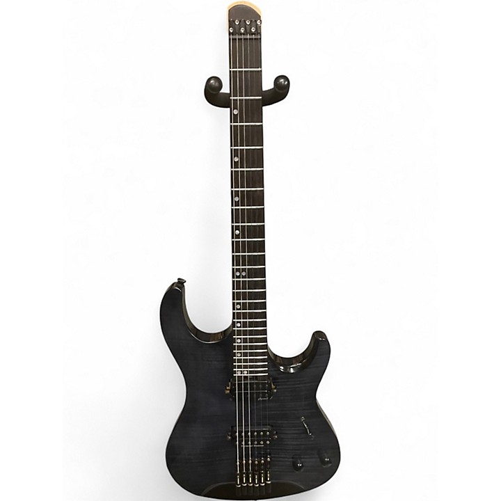 Used Harley Benton Dullahan-AT 24 Transparent Black Solid