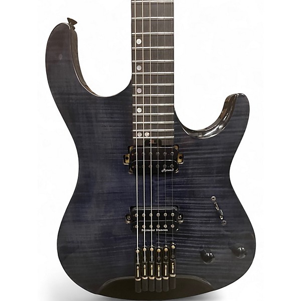 Used Harley Benton Dullahan-AT 24 Transparent Black Solid