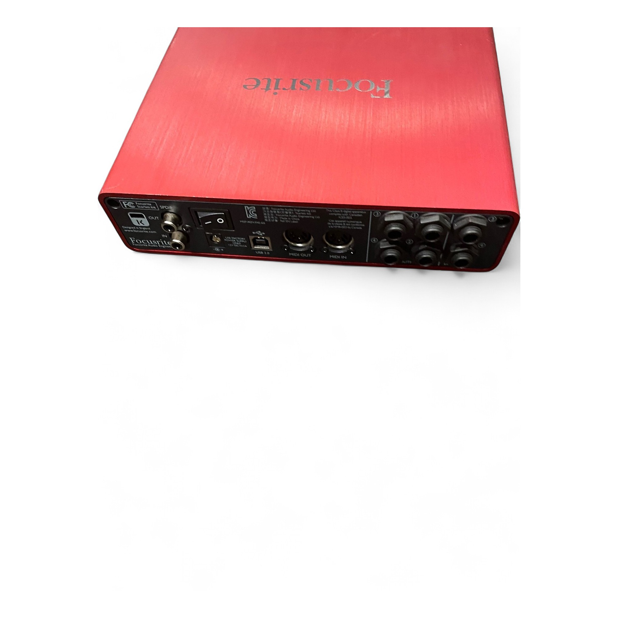 DJ機材 Focusrite Scarlett 6i6 2nd Gen Focusrite Scarlett 6i6 2nd Gen USB Audio Interface | zZounds