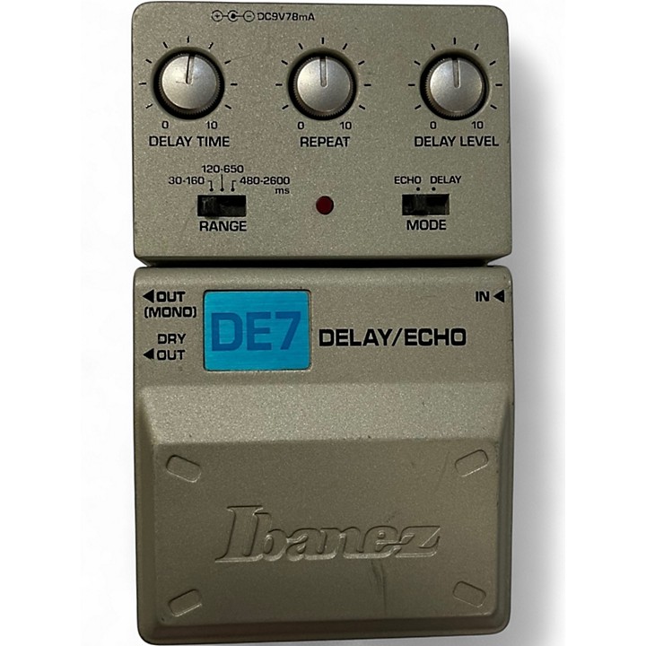 Ibanez DE7 エフェクター ディレイ　DELAY/ECHO Ibanez DE7 Echo Guitar Effect Pedal for sale online | eBay
