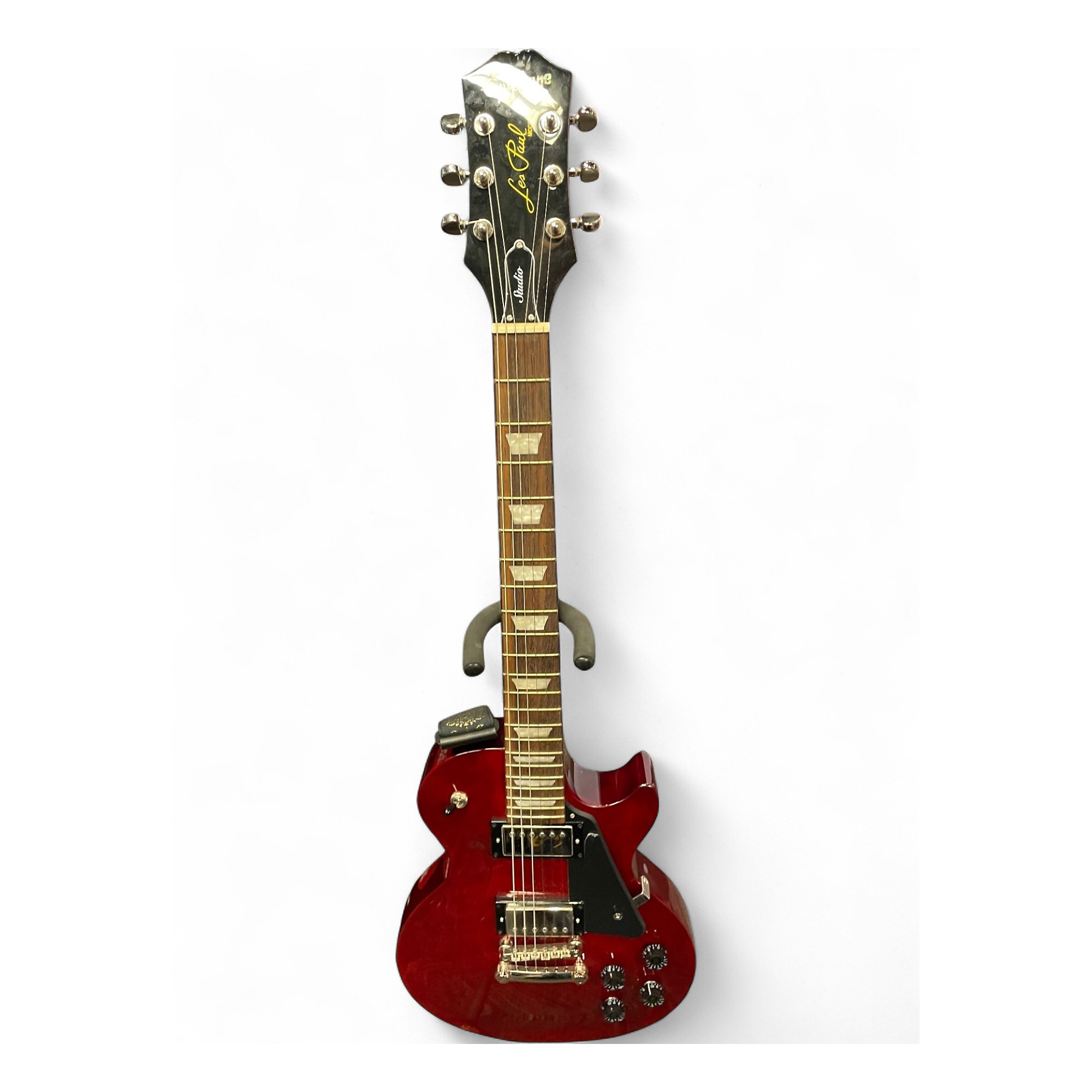 Used Epiphone Les Paul Studio Red Solid Body Electric Guitar