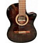 Used Ibanez GA35TCE Brown Burst Classical Acoustic Guitar