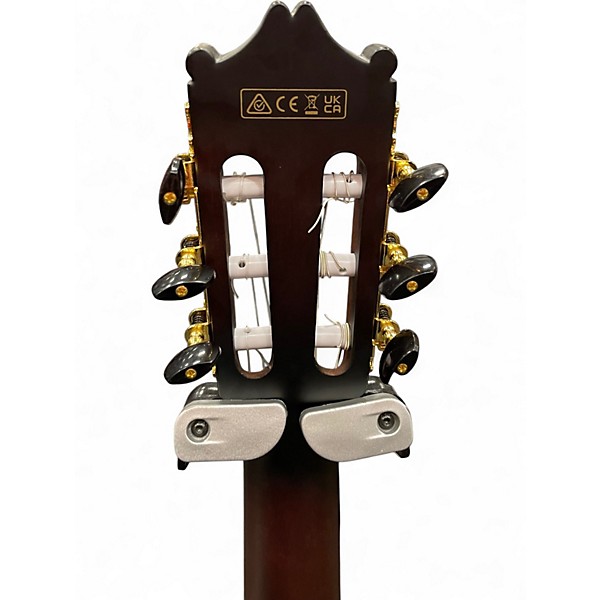 Used Ibanez GA35TCE Brown Burst Classical Acoustic Guitar