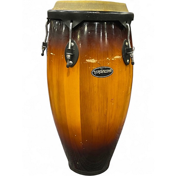 Used Tj  Percussion Congas Pair Conga