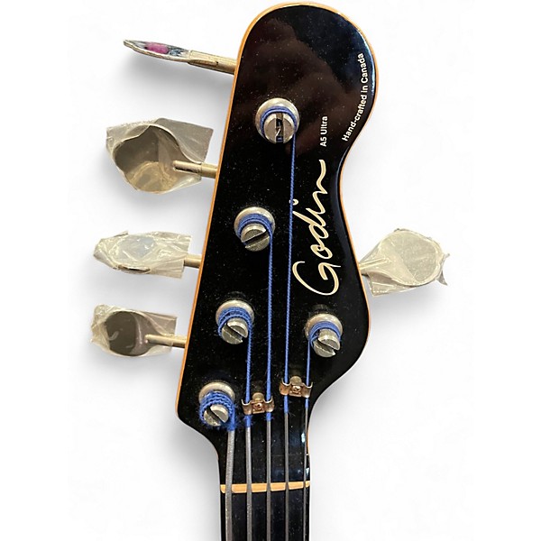 Used Godin A5 Ultra 5 String Natural Acoustic Bass Guitar