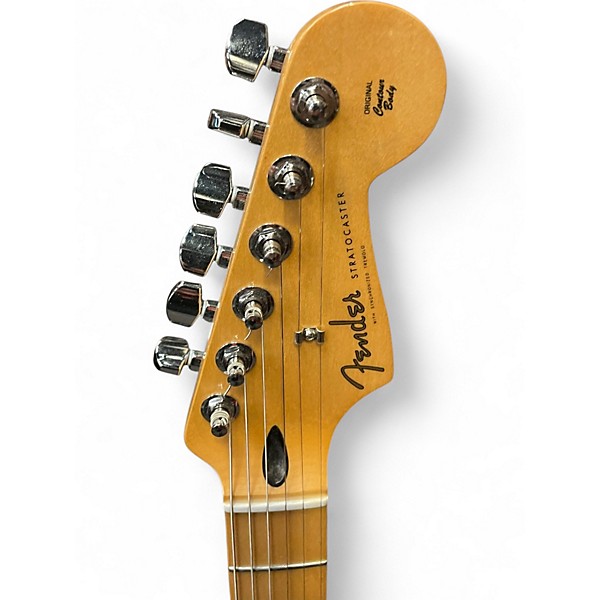 Used Fender Player Stratocaster Black Solid Body Electric Guitar