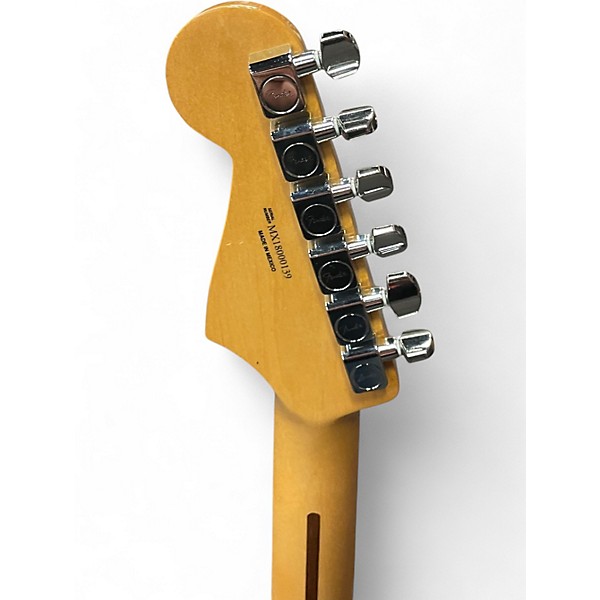 Used Fender Player Stratocaster Black Solid Body Electric Guitar