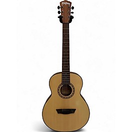 Used Washburn agm5k Natural Acoustic Guitar