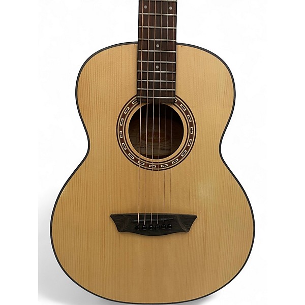 Used Washburn agm5k Natural Acoustic Guitar