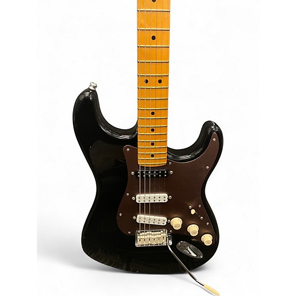 Used 2021 Fender American Professional II Stratocaster Black Solid Body Electric Guitar