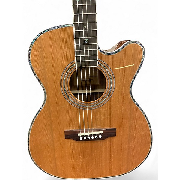 Used Zager ZAD80OMCE Natural Acoustic Electric Guitar