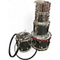 Vintage 1970s Fibes 5 Piece CHROME OVER FIBERGLASS Chrome Drum Kit thumbnail