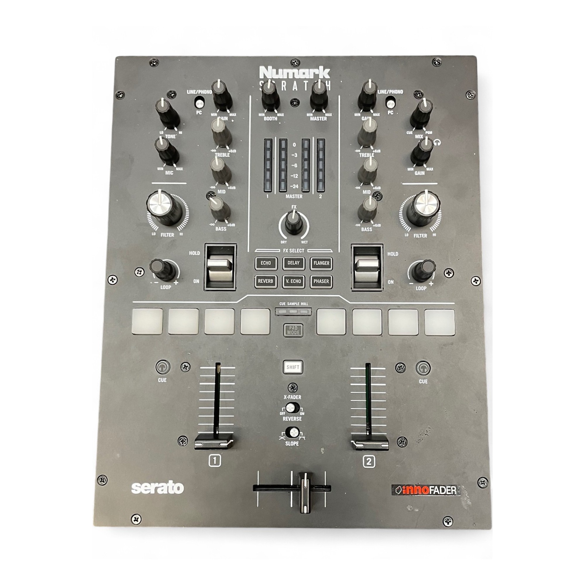 ロータリーDJミキサー　Numark DM1675 カスタム　ジャンク ロータリーDJミキサー Numark DM1675 カスタム ジャンク - メルカリ