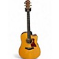 Used Taylor 710CE Natural Acoustic Electric Guitar thumbnail