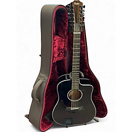 Used Taylor 250-CE-BLK Plus Black 12 String Acoustic Guitar