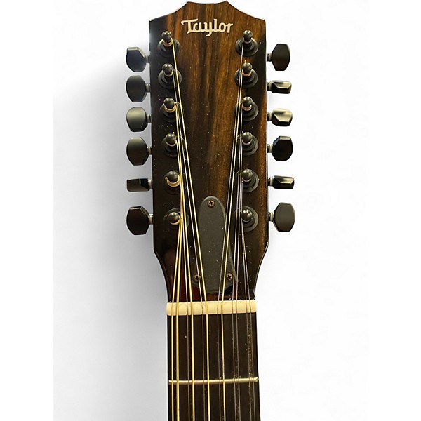 Used Taylor 250-CE-BLK Plus Black 12 String Acoustic Guitar