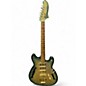 Used Bilt Guitars Volare Custom Blue Sparkle Flake Burst Hollow Body Electric Guitar thumbnail