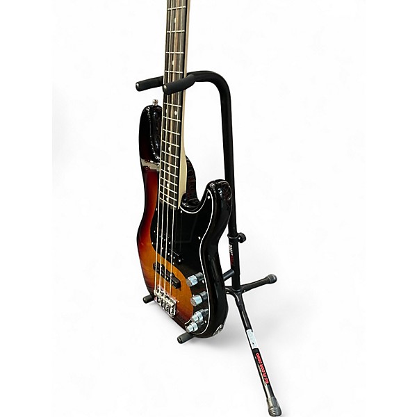 Used 2019 Fender American Elite Precision Bass 2 Tone Sunburst Electric Bass Guitar