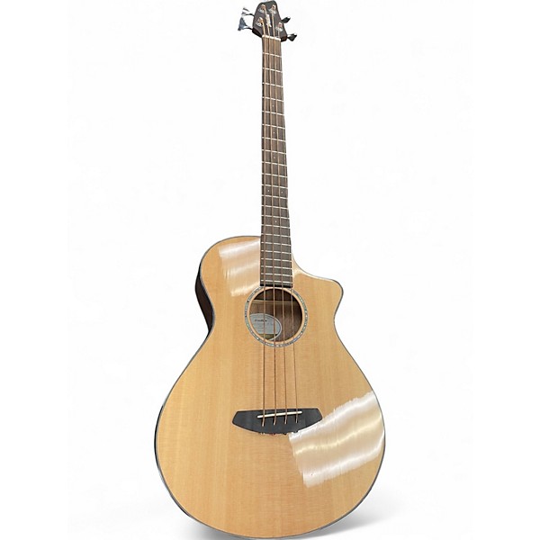 Used Breedlove Pursuit Concert CE Bass Natural Acoustic Bass Guitar