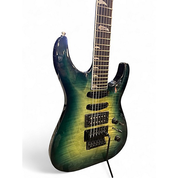 Used Kramer SM-1 Trans Green Solid Body Electric Guitar