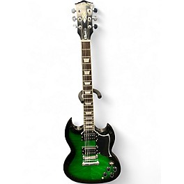 Used Firefly fflgs Green Solid Body Electric Guitar