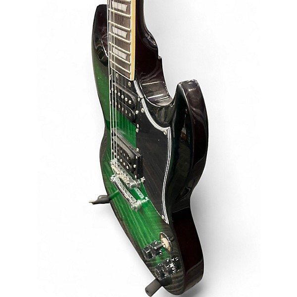Used Firefly fflgs Green Solid Body Electric Guitar