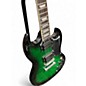 Used Firefly fflgs Green Solid Body Electric Guitar