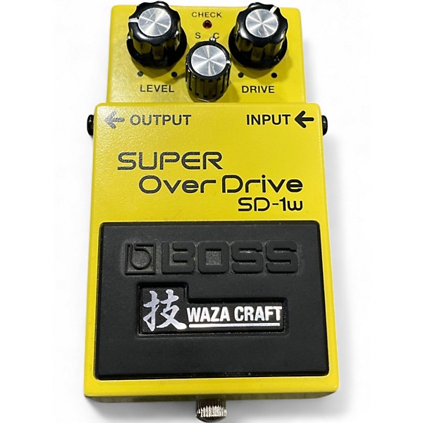 Used BOSS SD1W Super Overdrive Waza Craft Effect Pedal