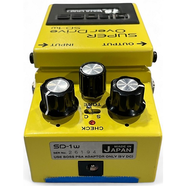 Used BOSS SD1W Super Overdrive Waza Craft Effect Pedal