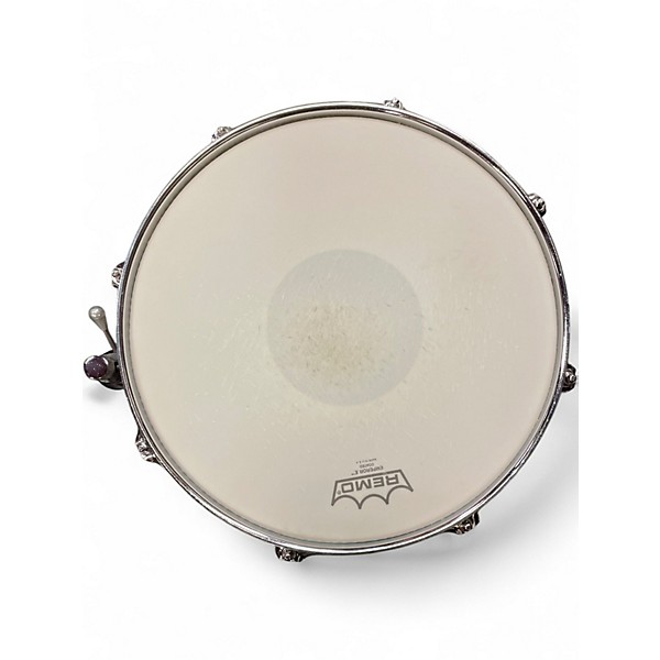 Used SJC 5X13 Custom Maple  Aged White Marine Pearl Drum