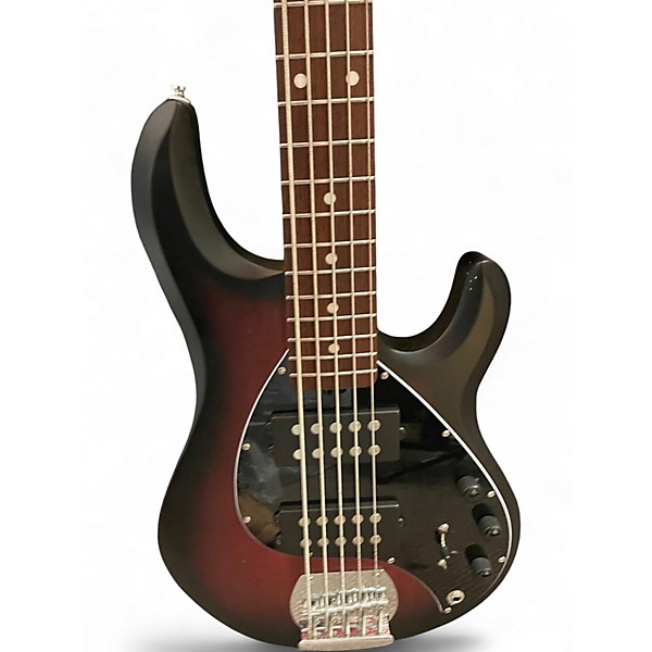 Used Sterling by Music Man stingray 5 red Electric Bass Guitar