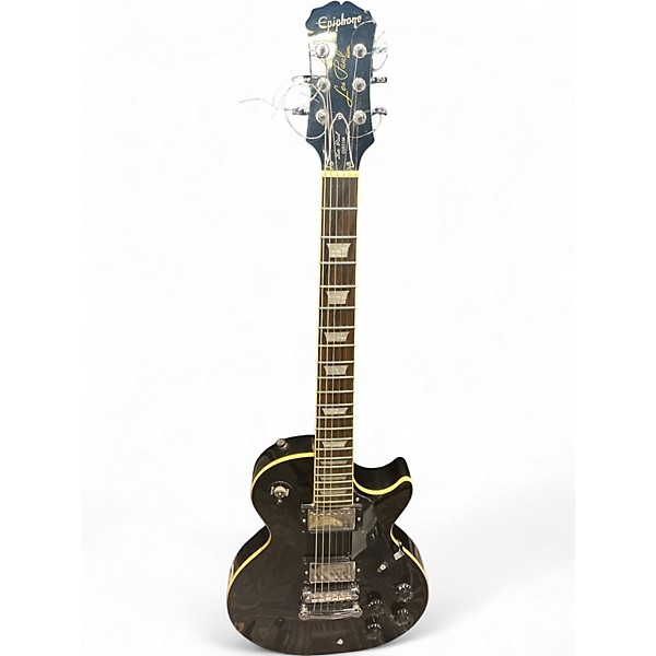 Used Epiphone Les Paul Custom Black Solid Body Electric Guitar