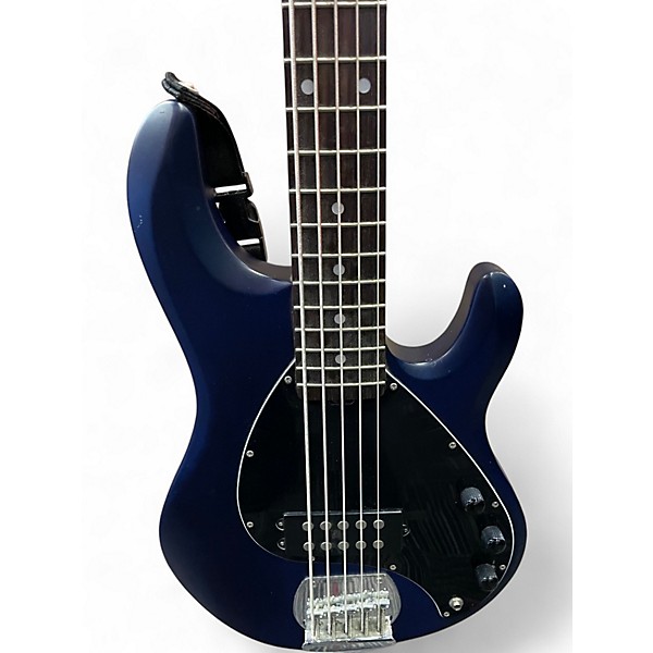 Used Sterling by Music Man SUB RAY5 NAVY BLUE Electric Bass Guitar