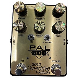 Used Pedalpal Fx GOLD PVERDRIVE PALL 800V3 Effect Pedal