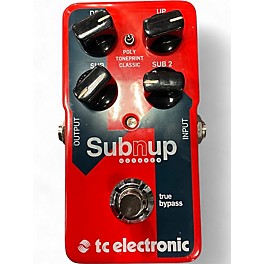 Used TC Electronic Sub N Up Octaver Effect Pedal
