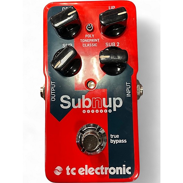 Used TC Electronic Sub N Up Octaver Effect Pedal