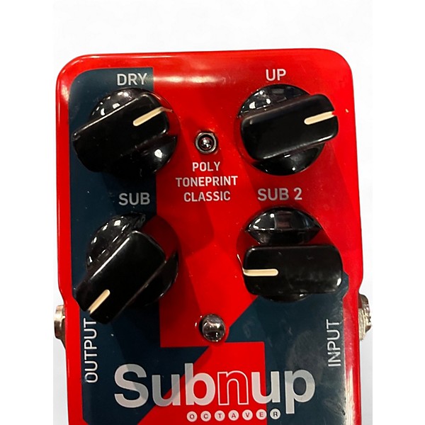 Used TC Electronic Sub N Up Octaver Effect Pedal