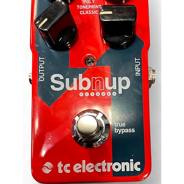 Used TC Electronic Sub N Up Octaver Effect Pedal