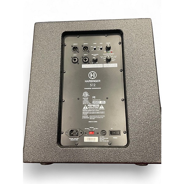 Used Harbinger S12 Powered Subwoofer