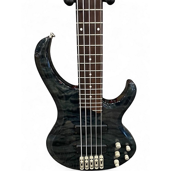 Used Ibanez BTB405e 5 String Trans Gray Electric Bass Guitar