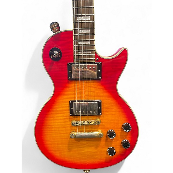 Used Epiphone Les Paul Custom Cherry Sunburst Solid Body