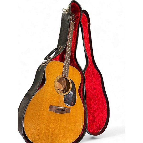 Vintage 1960s Martin 0-18T Natural Acoustic Guitar