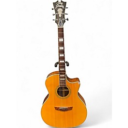 Used D'Angelico Premier Series Gramercy Vintage Natural Acoustic Electric Guitar