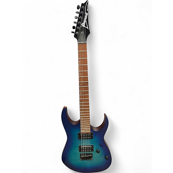 Used Ibanez RG6003FM Blue Sapphire Solid Body Electric Guitar