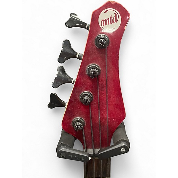 Used MTD Kingston Artist RED Electric Bass Guitar
