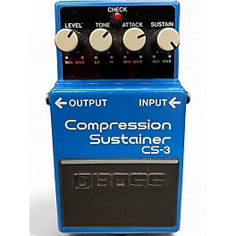 Used BOSS CS3 Compressor Sustainer Effect Pedal