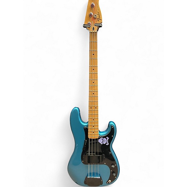 Used Fender Standard Precision Bass Lake Placid Blue Electric Bass Guitar