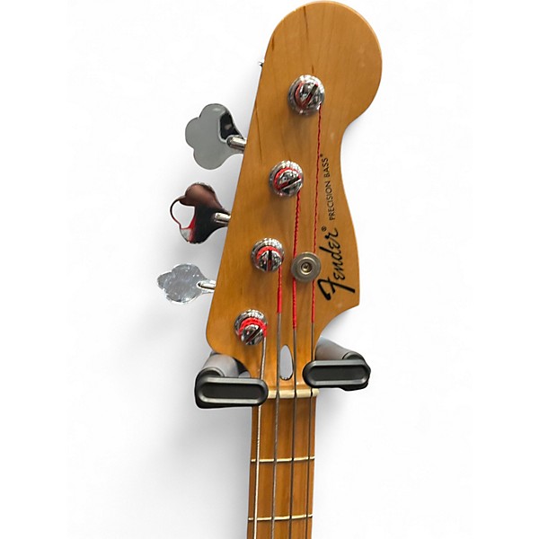 Used Fender Standard Precision Bass Lake Placid Blue Electric Bass Guitar