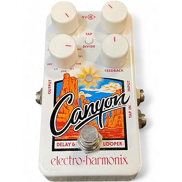 Used Electro-Harmonix Canyon Delay and Looper Effect Pedal